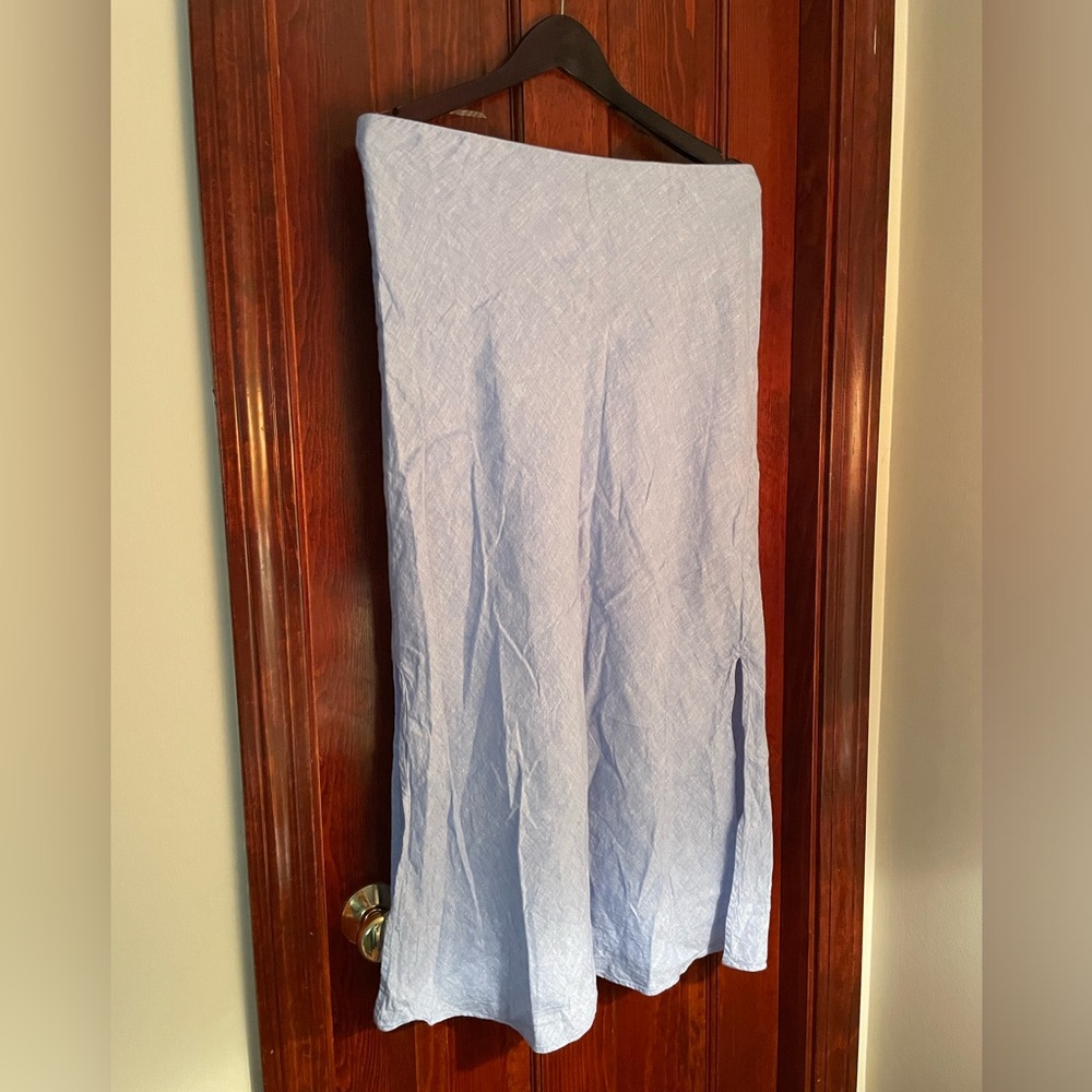 JCrew Gwyneth Slip Skirt - Linen
